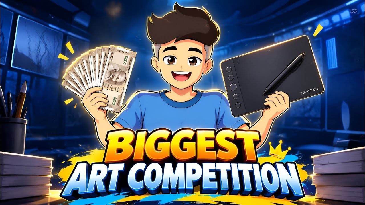 Biggest Art Competition - 200k Special Xp Pen Tablet Giveaway 🎁 || Op Animation