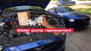  2015-17 FORD MUSTANG 5.0 GT WATER PUMP REPLACEMENT 