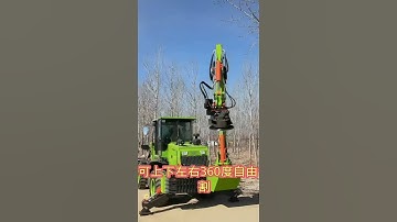 multi function backhoe loader with cutting luzun