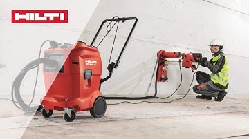 COMPARISON of the Hilti DD WMS 100 water management system vs traditonal methods