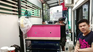 Kae Admin กลุ่มปลาทอง - Overflow อ่างปลาทอง + 2 ตู้ปลาหมอสี Set 2