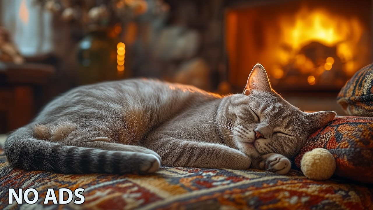 Relaxing Cat Music | Piano Sounds to Calm Anxious Cats 💤 Cat TV for Stress Relief🐾No Ads