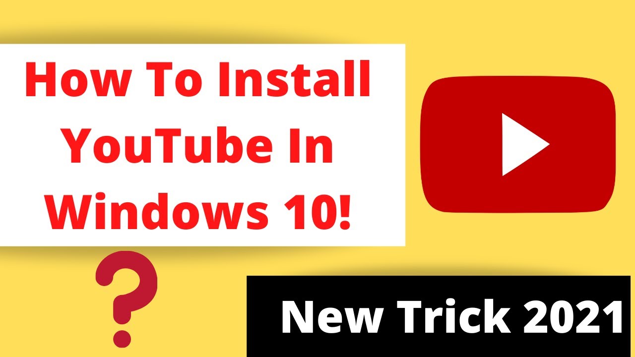 How to download youtube for laptop or pc - YouTube