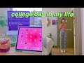 a day in my life as a college student| deep cleaning, weekly assignments..