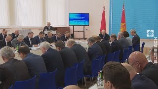 Президент провёл в Орше совещание с правительством (14.08.2018)