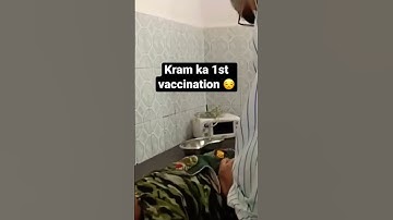 Kram ka 1st vaccination 😢 #pradeepgiriupdate #giritutorials #pradeepgiri