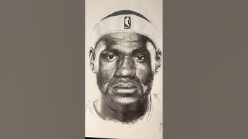 23 hours exactly 😮‍💨 #lebron #basketball #portrait #drawing