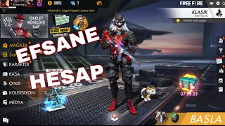1000 TL DEĞERİNDE EFSANE HESABIM - Free Fire