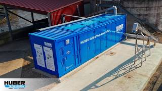 HUBER Kaltlufttrockner HPS® – Kompakte Technik und effiziente Klärschlammtrocknung mit Wärmepumpe