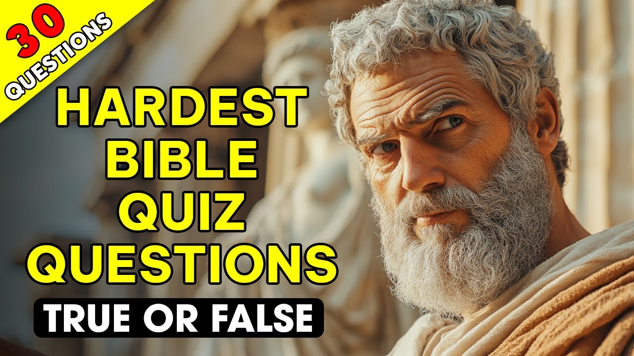 30 Hardest Bible Questions To Test Your Knowledge - The Bible Quiz ...
