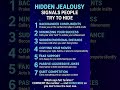 Hidden Jealousy Signals People Try to Hide | Dark Psychology Signs You Shouldn’t Ignore