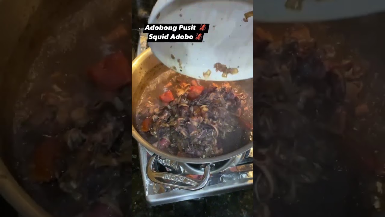 Right way to cook Adobong Pusit  or Squid Adobo. Not soupy / overcooked no backbone. 