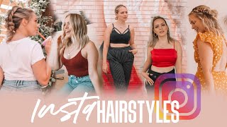 I Tried Instagram Hairstyles for a Week (Short Hair)  Kayley Melissa