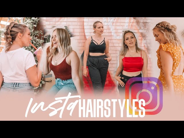 I Tried Instagram Hairstyles for a Week (Short Hair) - Kayley Melissa