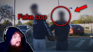 Caseoh reacts to 6 most DISTURBING footages caught on police dashcam.....