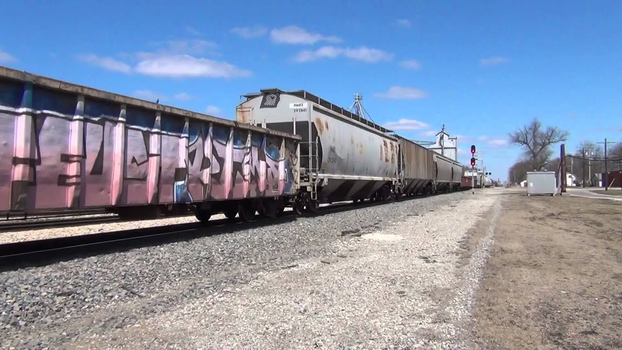 CN 5644 South at Gilman 4/1/13 (HD)