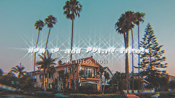 How to add Polarr filters on Videos (ios)