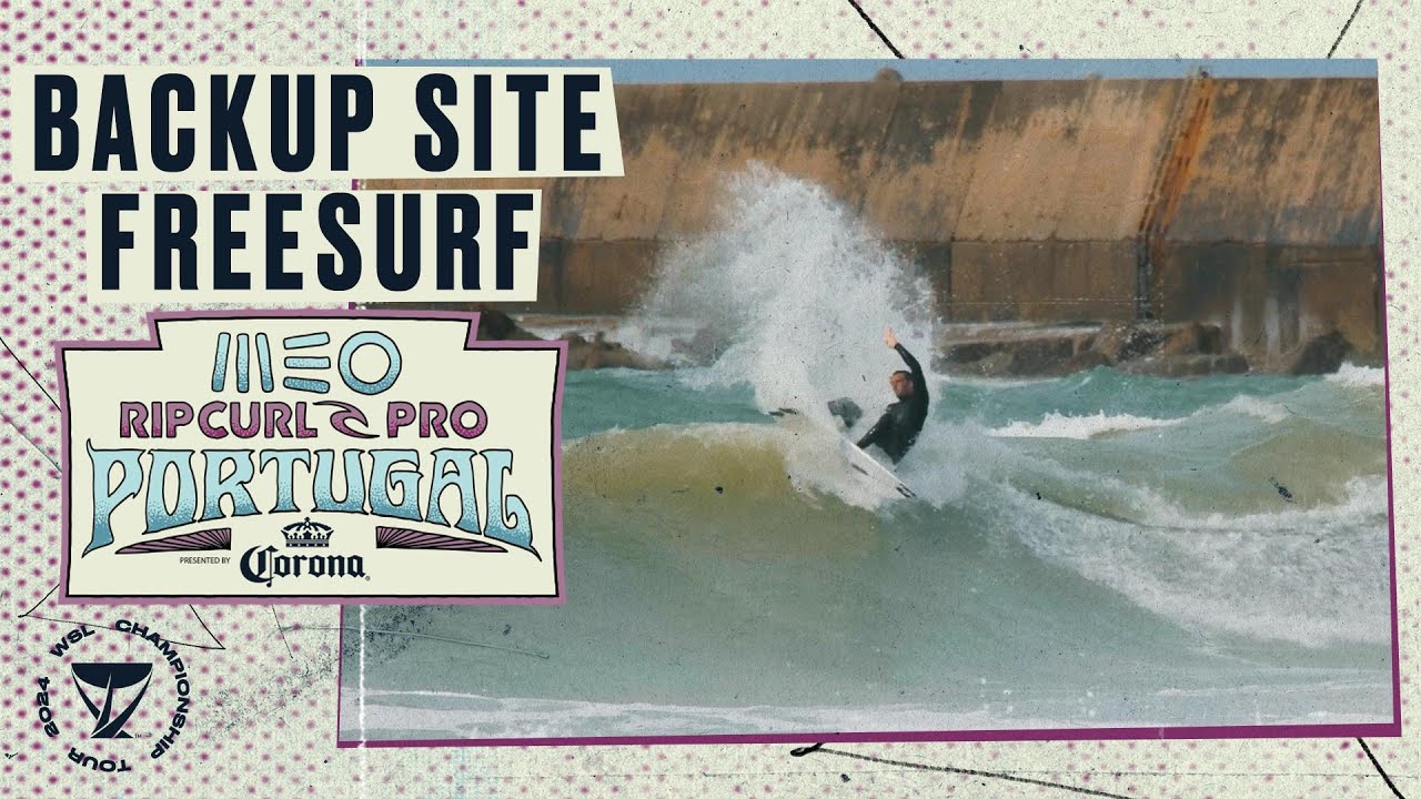 CTers Freesurf The Backup Site Of The MEO Rip Curl Pro Portugal 2024 - Molhe Leste