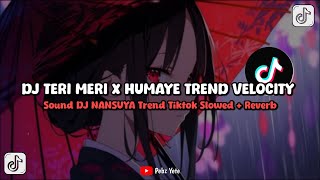 DJ TERI MERI X HUMAYE TREND VELOCITY  SOUND DJ NANSUYA (SLOWED   REVERB) - VIRAL DI TIKTOK🎧