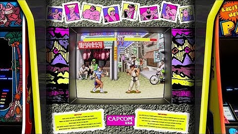 My Street Fighter II Realistic Arcade Bezel with HSM