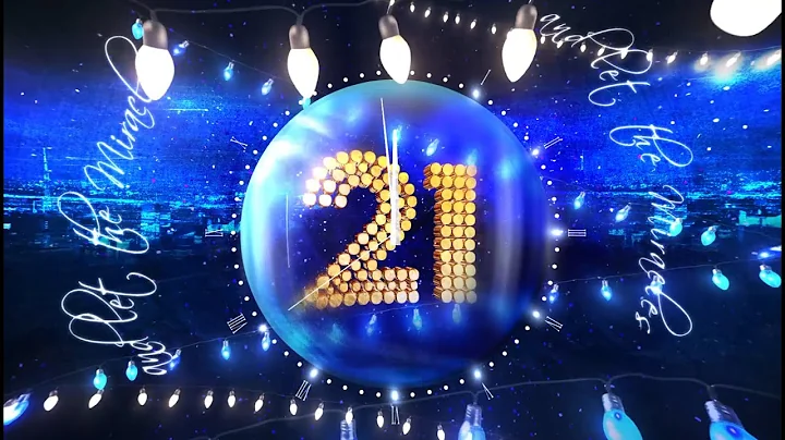 The Best Countdown Timer CLOCK 2021 with Sound Effects +  Fireworks 4K Happy New Year