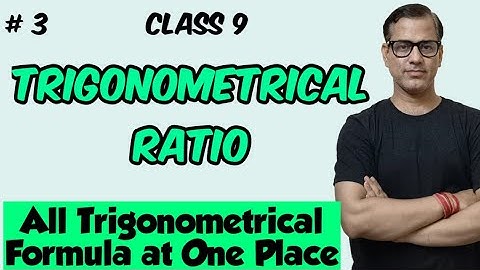 Trigonometrical Ratios ICSE Class 9 | Trigonometry Class 9 ICSE | @sirtarunrupani