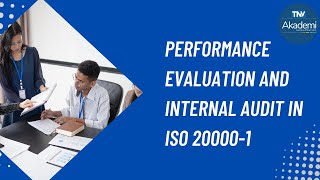 Performance Evaluation and Internal Audit in ISO 20000 - 1