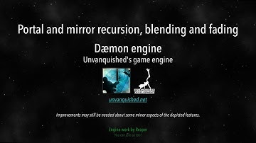 [2024] Portal and mirror recursion, blending and fading
