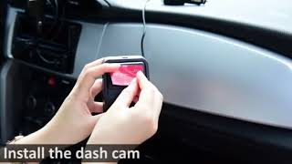 Mini Dash Cam,1080P FHD Dash Cam, 150°Wide-Angle Dash Camera for Cars 2.3"" LCD Screen,with S screenshot 4