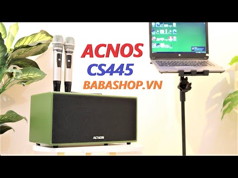 Loa Acnos CS445 - loa nhỏ mà hay âm thanh lớn hơn loa kéo karaoke | Babashop.vn