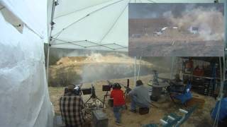 2012 Southern Ohio Machinegun shoot AC setup PIP M2HB Machine gun