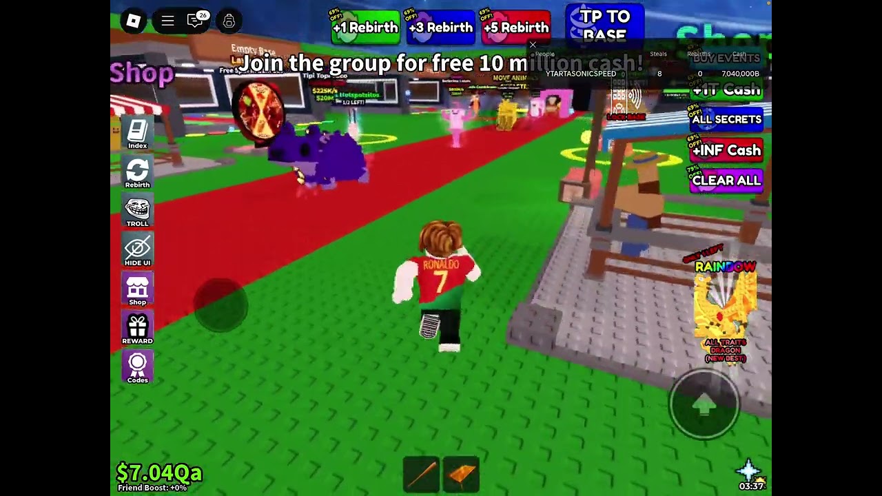 Hell. Guys we’ll be playing steal a brainrot today since we rlly dont play other games in Roblox