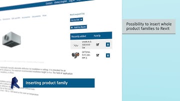 Systemair DESIGN plugin for Revit | Insert product family