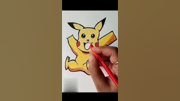 Cute Pikachu Drawing | Pikachu drawing for beginners