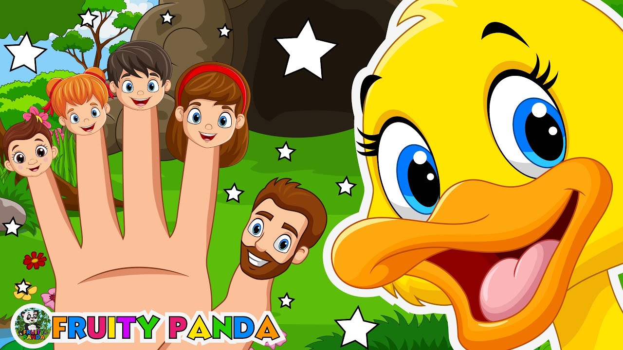 Five Little Ducks + Finger Family - Nursery Rhymes & Kids Songs | Baby Songs
