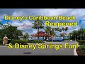 Disney's Caribbean Beach - Reopening Tour & Disney Springs fun!