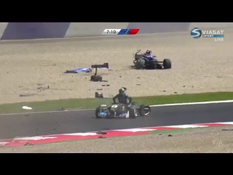 Peter Li Zhi Cong Huge Crash 2016 FIA Formula 3 at Spielberg