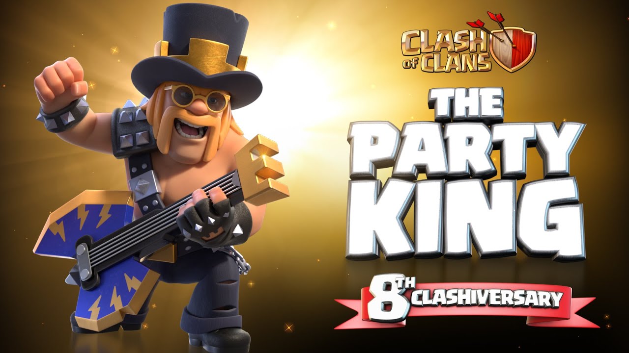 It S Time To Get Heavy With The Party King Clash Of Clans Season Challenges Youtube