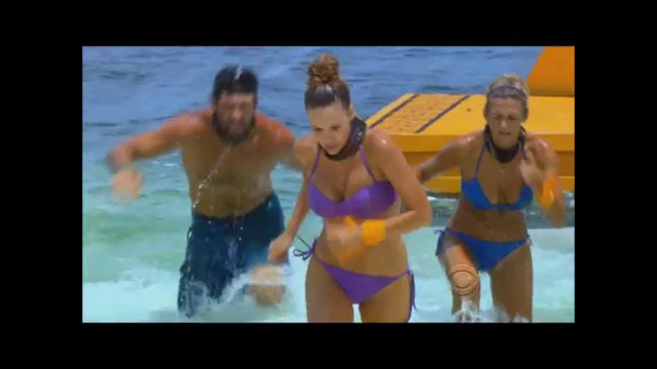 Morgan McLeod running on beach in bikini - YouTube