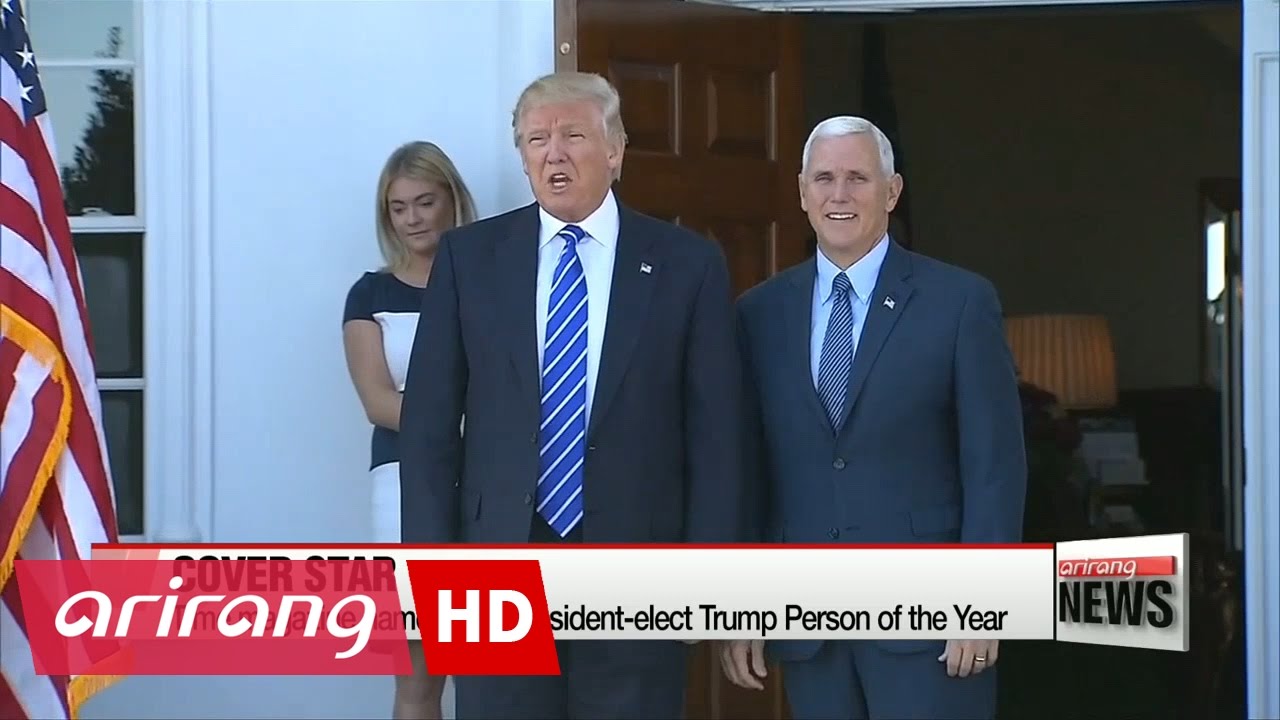 Time magazine names U.S. President-elect Trump Person of the Year