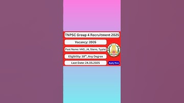 group 4 notification 2025 #tnpsc #tnpscgroup4  #tnpscexam