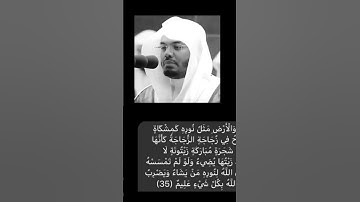 { الله نور السموات والأرض } تلاوة عراقية جميع الشيخ ياسر الدوسري