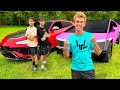 Racing the Dobre Brothers!! (Cybertruck VS Lamborghini!)