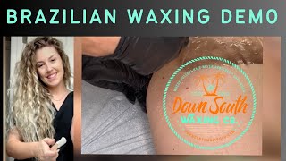 Brazilian Waxing Educational Demo Bikini Hard Wax Education Tutorial