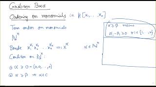 Monomial Orderings and Grobner Basis