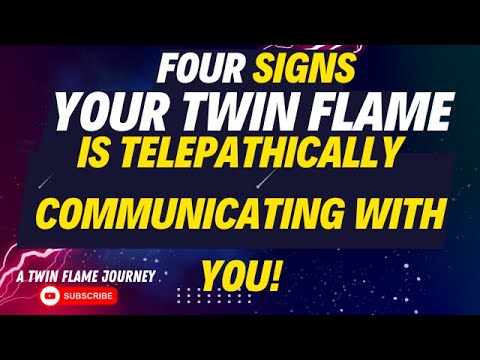 Four Signs Your Twin Flame is Telepathically Communicating With You ...