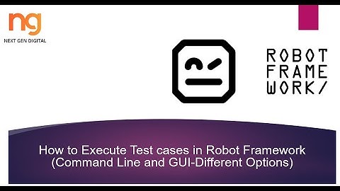 How to Execute Test cases in Robot Framework (Command Line and GUI-Different Options)