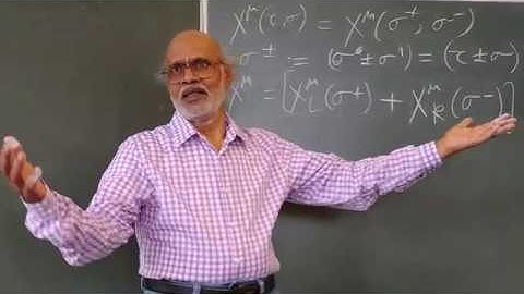 String Theory Lecture - 11 Part - 2/9 by Daya Shankar Kulshreshtha at the Univ. of Oldenburg