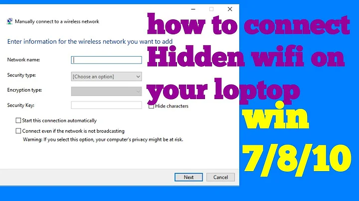 SMART GURU | how to connect Hidden Wifi network