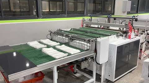 double lines side sealing Plastic Bopp Opp PP PE bag making machine